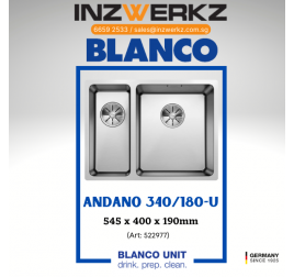 Blanco Andano 340/180-U Stainless Steel Sink